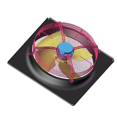 380v 800w Industrial Axial Flow Fans 900mm 3 Phase Axial Fan For Frozen Cold Chain