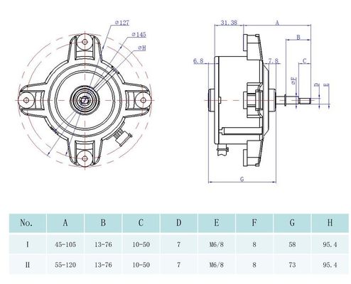 10-250W BLDC Brushless DC Motor DC310V For Axial Fan Centrifugal Blower Wheel 3 Wires Without PCB